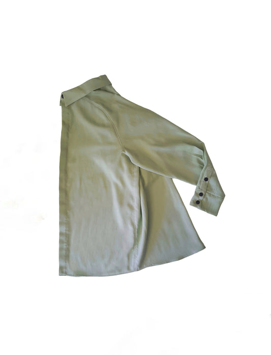 Silky Oak Shirt, Sage - Ready to Wear