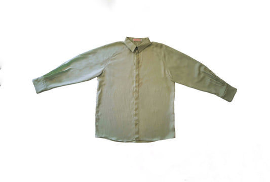 Silky Oak Shirt, Sage - Ready to Wear